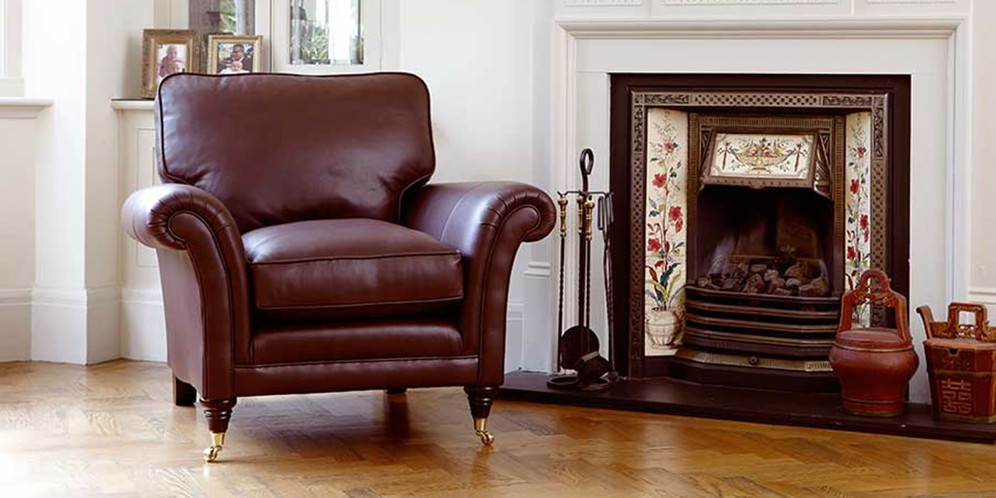 Parker Knoll Burghley Leather Chair Roomset